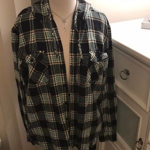 Hoodie flannel